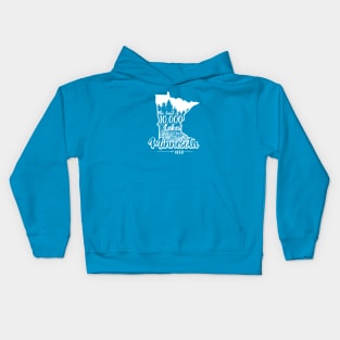 Minnesota The Land of 10,000 Lakes Kids Hoodie